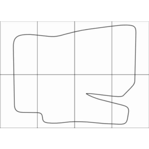 MAZDA 3 2003-2008 Лекала автоковриков вектор