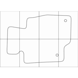 MAZDA 3 2013 Лекала автоковриков вектор