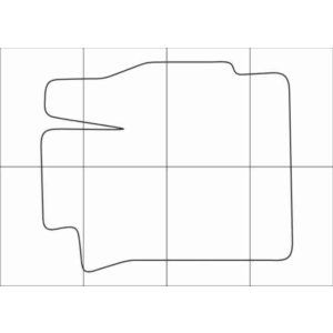 MAZDA CX-7 2007-- Лекала автоковриков вектор