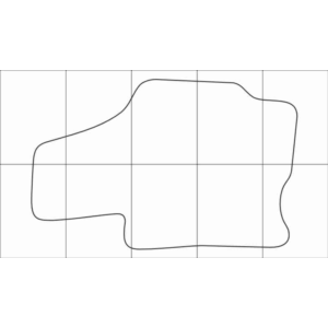 MAZDA XEDOS 6 1992-1999 Лекала автоковриков вектор