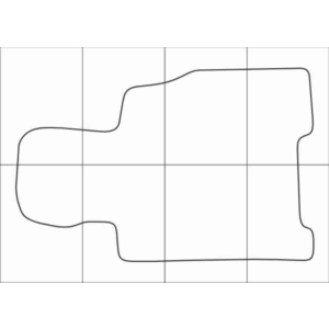 MAZDA XEDOS 9 1994-2000 Лекала автоковриков вектор