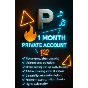 🔥Личный аккаунт 🔥Pandora 🔥Music на 1 месяц 🔥💯💯