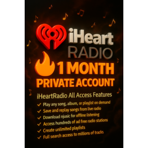 🔥iHeartRadio All Access 1 месяц, 🔥личный аккаунт 🔥💯