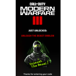 Monsterenergy Limited Edition Business Card+ Badg Code