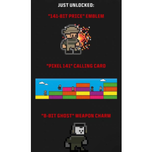 Pixels 141 Biteprice Ghost Card EMBLEM Charm Code