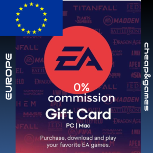 🔥 Карта пополнения 🇪🇺 EA PLAY 🔹 EA GAMES EUR EU €