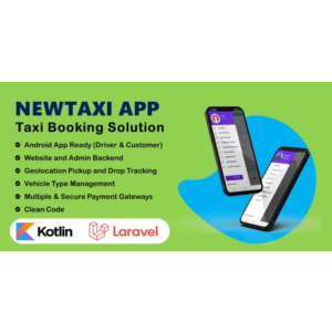 NewTaxi App - Online Taxi Booking App With Admin Panel
