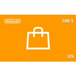 Подарочная карта Nintendo eShop 100 долл. US-регион