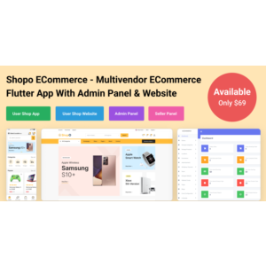 Shopo eCommerce - Multivendor eCommerce Flutter app