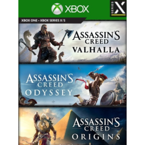🔥ASSASSIN´S CREED BUNDLE:VALHALLA+ODYSSEY+ORIGINS XBOX