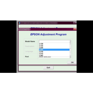 Epson Adjustment program L130 L222 L362 L364 L366