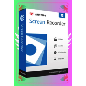 ➡️ AnyMP4 Screen Recorder 🔑 Лицензионный код на 1 год