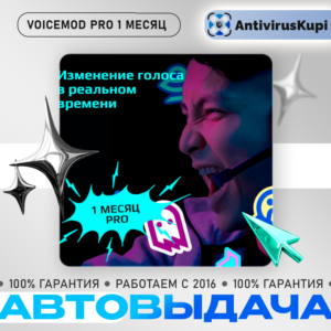 VOICEMOD PRO 1 МЕСЯЦ ВОЙСМОД