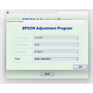 EPSON AdjProg Reset L14150 L14158
