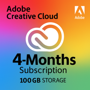 Adobe creative cloud 4 Months