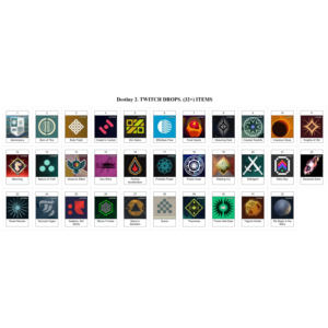 DESTINY 2【ТВИЧ ДРОПЫ】СКИНЫ | 32+ ЕМБЛЕМ + ПОДАРОК