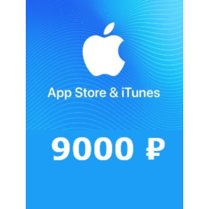 9000 руб AppStore iTunes подарочная карта пополненияRUR