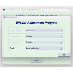 EPSON AdjProg Reset L15150 L11160 WF-7830
