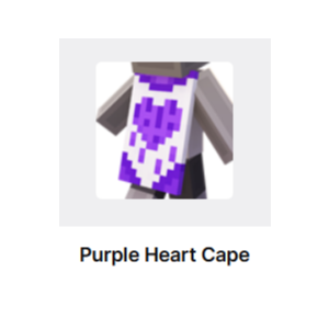МАЙНКРАФТ【Purple Heart Cape】СКИН | КОД | JAVA & BEDROCK