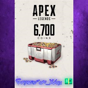 ☀️Apex Legends – 6,000 +700 Bonus Apex Coins XBOX DLC