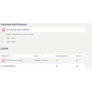 Английский язык.(1/4)ПРОФ.Тест Синергия/МТИ 2024г.