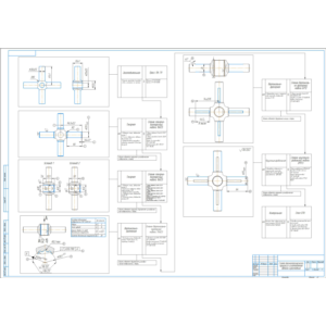 Технологический процесс изготовления детали крестовина