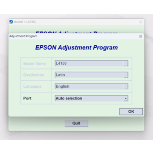 EPSON AdjProg Reset L4150