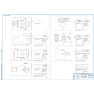 Технологический процесс изготовления детали переходник