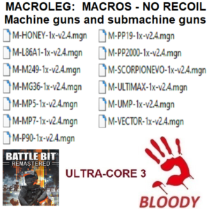 BattleBit remastered - ПП и пулемёты - макросы - bloody
