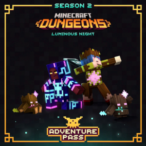 ✅Приключенческий абонемент Minecraft Dungeons Светящаяс
