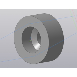 20.007 седло клапана. Трехмерная 3D-модель в компасе