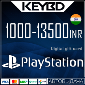 🔰Playstation Network PSN Индия🔵1000-12000 INR · 💳0%