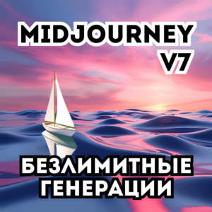 ✅MIDJOURNEY V7 — БЕЗЛИМИТ🟢ПОДПИСКА +ПОДАРОК🎁