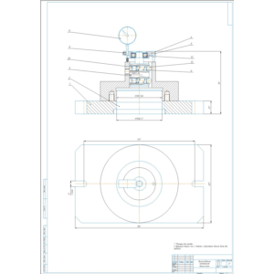Контрольное приспособление для перпендикулярности
