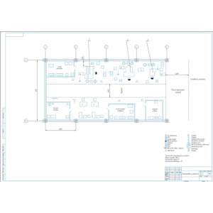 Планировка участка механической обработки детали