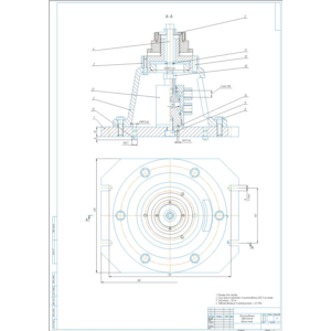Чертеж приспособление сверлильное для втулки в компасе