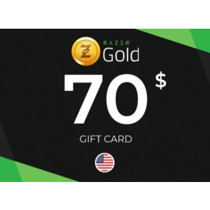 🪙Razer Gold 70$ PIN (Global)📟
