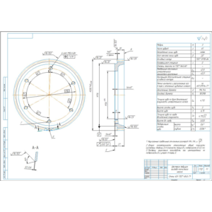 Чертеж шестерня ведущая привода топливного насоса
