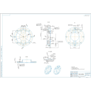 Чертеж детали проставка в компасе