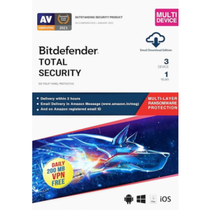 Bitdefender Total Security 1 Устройства 1 год Лице