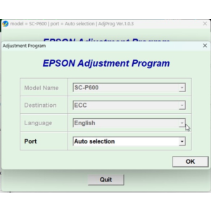 EPSON Adjustment Program SC-P600 (ECC)