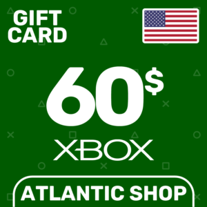 ⭐️Карта Пополнения Xbox 60$ (USD) США