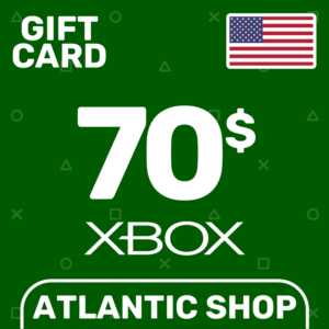 ⭐️Карта Пополнения Xbox 70$ (USD) США