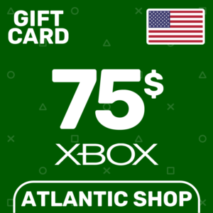 ⭐️Карта Пополнения Xbox 75$ (USD) США