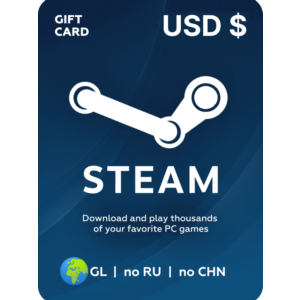 STEAM GIFT CARD 5-100$ USD США/ТУРЦИЯ/АРГЕНТИНА КЛЮЧ🔑