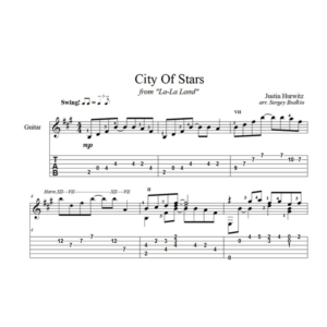 City Of Stars (La-La-Land) ноты для гитары