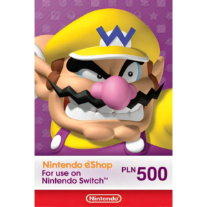 🎁 КАРТА ОПЛАТЫ NINTENDO ESHOP — 500 PLN [PL] | ПОЛЬША