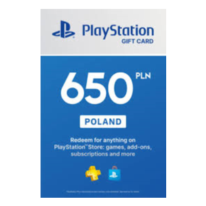 🎁 PSN Польша карта пополнения на 650 zl (PLN) 🔥