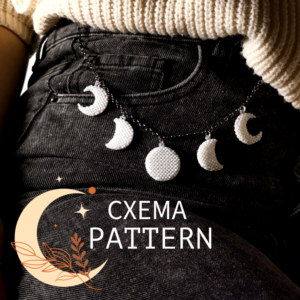 Схемы для бисера: Фазы Луны 3 в 1 🌕 RU|EN