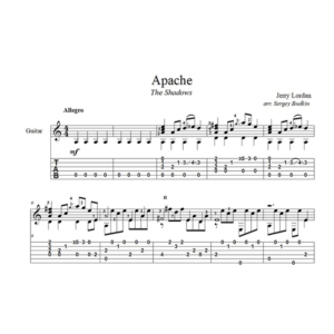Apache (The Shadows) ноты для гитары